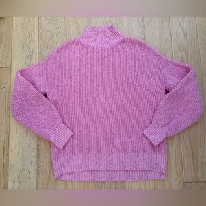 Aerie women’s pink sweater oversized cozy cottage coquette dainty indie size XL